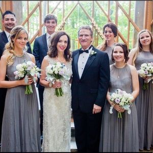 graphite bridesmaid dresses